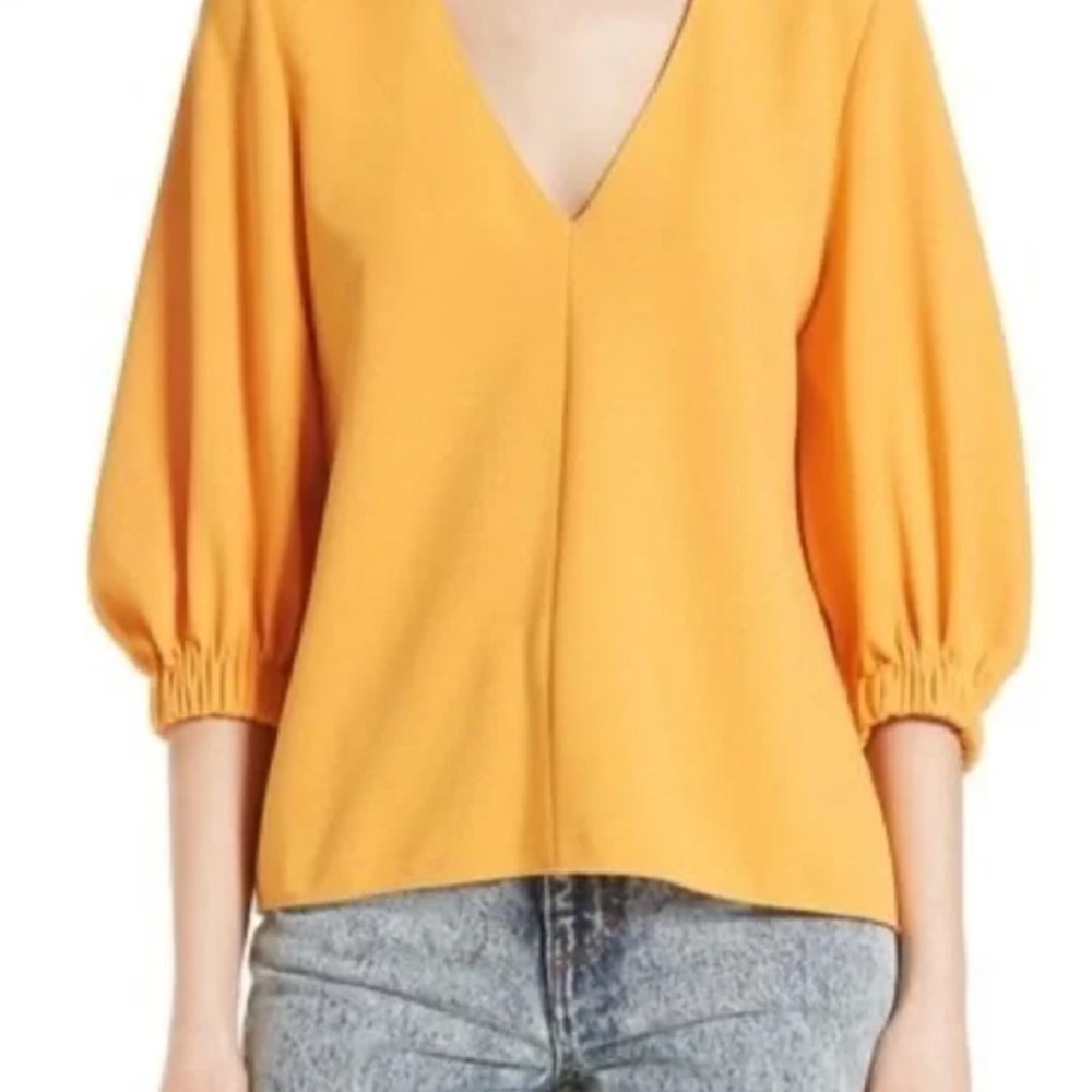 Tibi Structured Crepe Trapeze Top - XXS